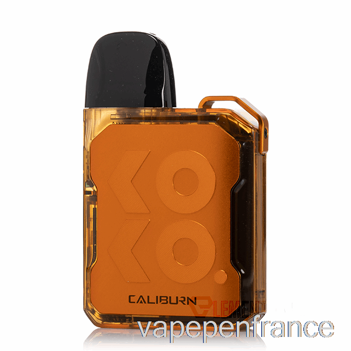 Uwell Caliburn Gk2 (vision) Système De Pod 18w Stylo Vape Jaune Limpide